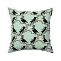 thorn birds mint turquoise