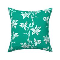 Tjapflower-repeat-150-Green-white