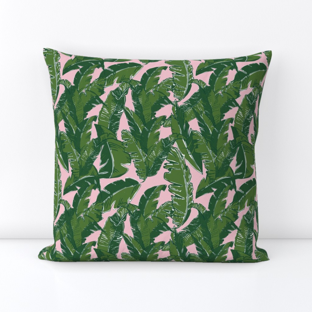 Leaves Baninque in Pink Conch - Small Scale