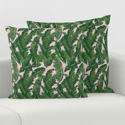 Leaves Baninque in Pink Conch - Small Scale