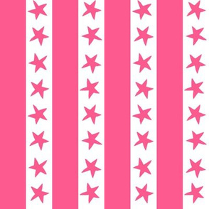 Stars and Stripes - Pink by Andrea Lauren 