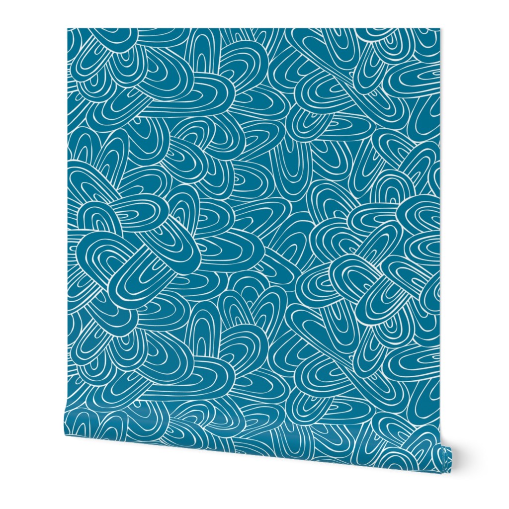 Just Swell - Geometric Blue Medium Scale