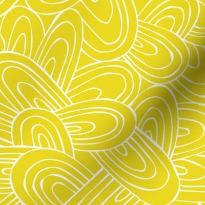 Just Swell - Geometric Citron Yellow Medium Scale