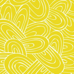 Just Swell - Geometric Citron Yellow Medium Scale