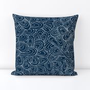 Just Swell - Geometric Navy Blue Medium Scale