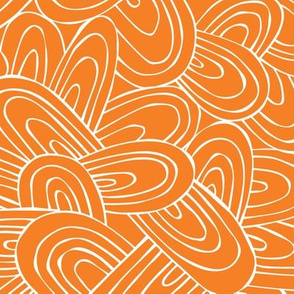 Just Swell - Geometric Orange Medium Scale