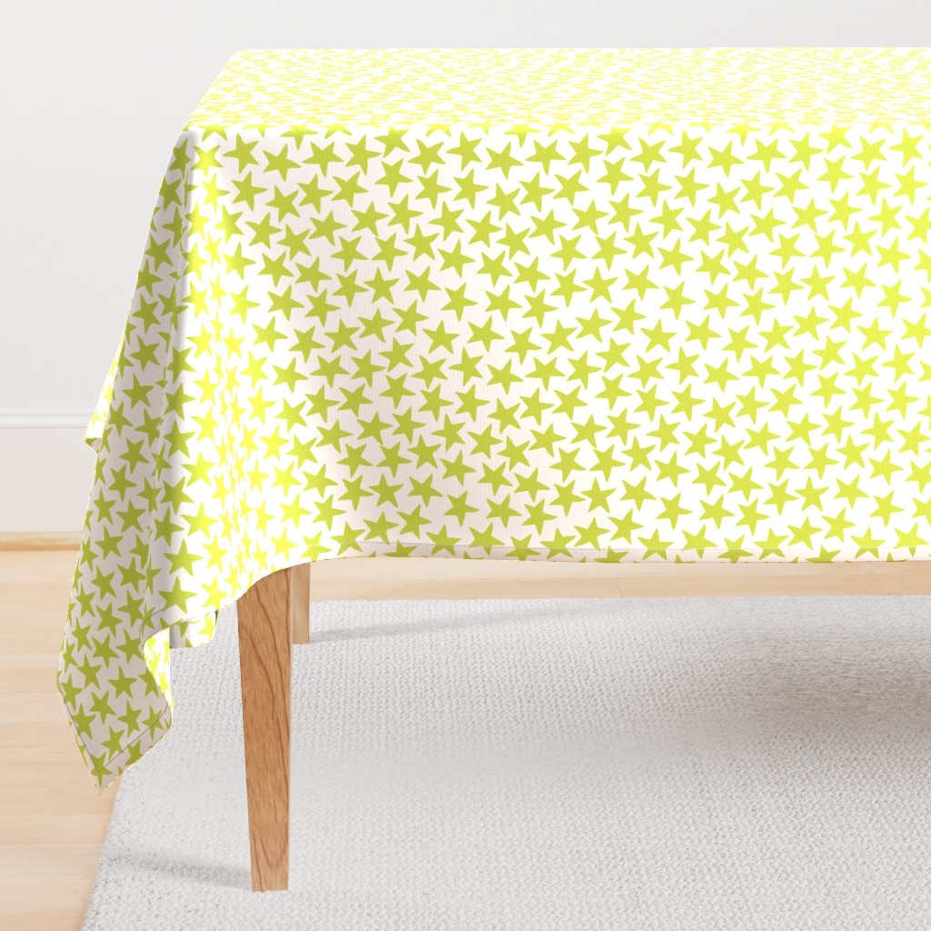 Stars - Chartreuse by Andrea Lauren 