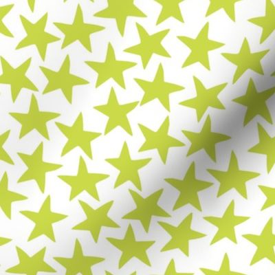 Stars - Chartreuse by Andrea Lauren 