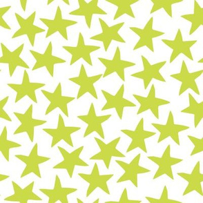 Stars - Chartreuse by Andrea Lauren 