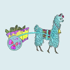 Mama Llama Blue