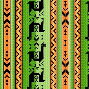 Llamas_Green and Orange