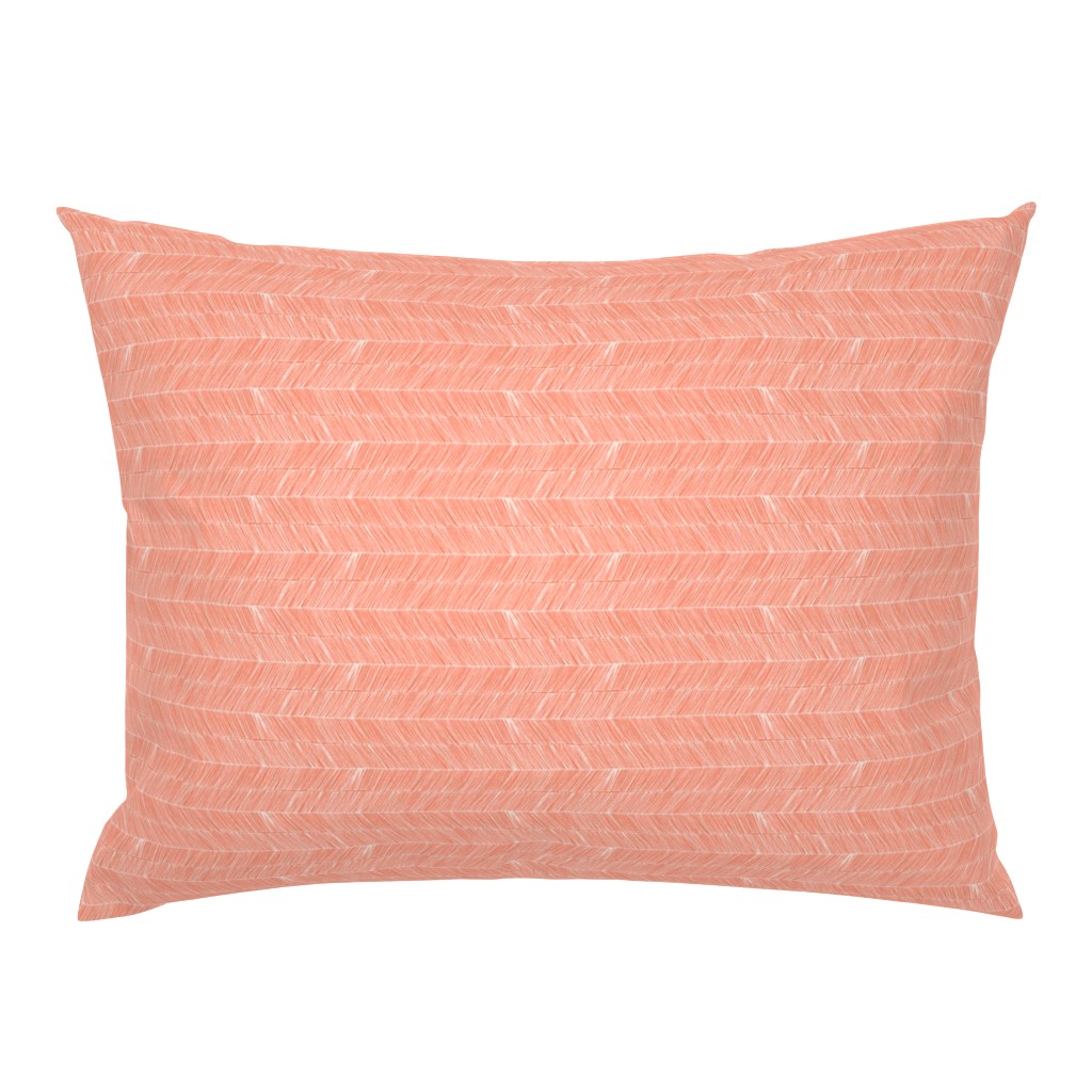 Herringbone - Peruvian Coral