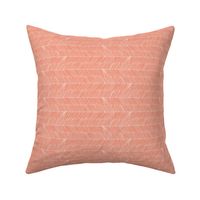 Herringbone - Peruvian Coral