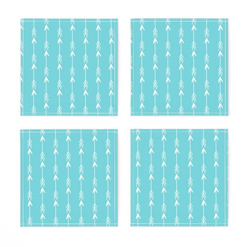 arrow rows // teal aqua rows row fabric baby 