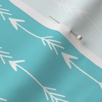 arrow rows // teal aqua rows row fabric baby 