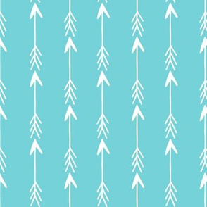 arrow rows // teal aqua rows row fabric baby 