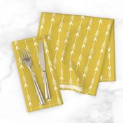 arrow // arrows mustard yellow arrow fabric nursery baby arrows design