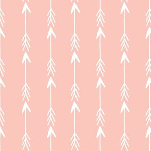 arrow row // pink arrows fabric nursery baby fabric pink arrows fabric design