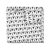 longhorn skull // black and white southwest cactus kids nursery trendy skulls