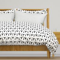 longhorn skull // black and white southwest cactus kids nursery trendy skulls