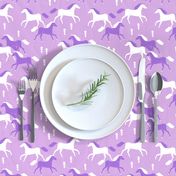 horses // purple lilac girls sweet cowgirl 