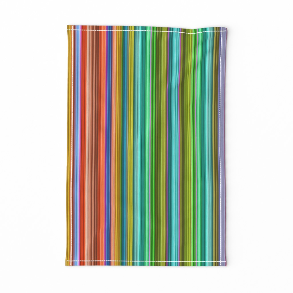 stitched stripes rainbow