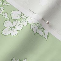 Imma Toile 2 tone basil