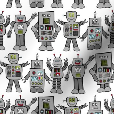 Rows of Robots