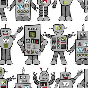 Rows of Robots