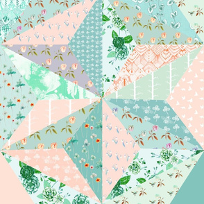 Spring Meadow Star Quilt