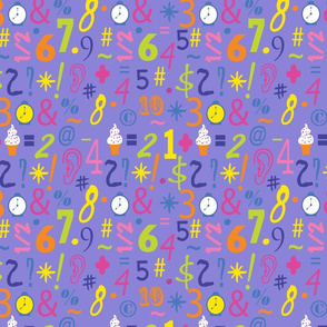 numbers_lavender