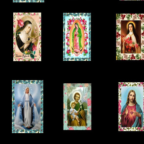 Jesus Mary Fabric Fabric, Wallpaper and Home Decor | Spoonflower