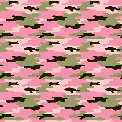 Pink Camo Fabric, Wallpaper and Home Decor | Spoonflower