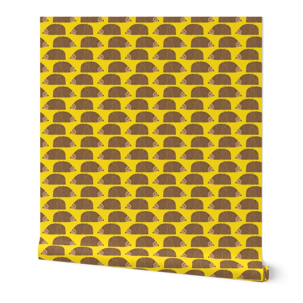 Little Hedgehogs on Yellow