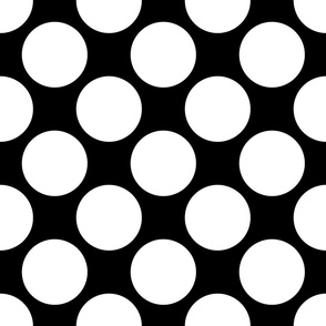 Black & White Polka Dots