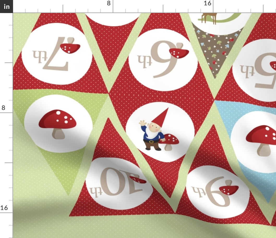 Birthday Bunting - Red