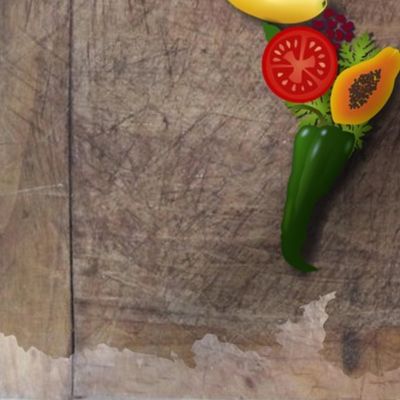 Placemats: Around the World in Fruit & Veg