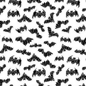 bat // tiny version halloween kids black and white baby nursery super hero halloween