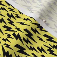lightning bolt // yellow bright 80s 90s fabric bolts fabric bolt design andrea lauren design 
