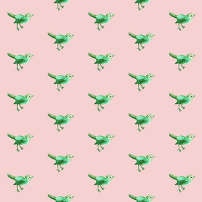 Bird_Green_HalfDrop_MutedPink