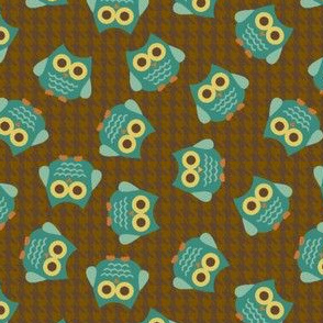 SPRINGS CREATIVE PRODUCTS BRIGHT OWL ALLOVER MUSHROOMS BEIGE COTTON FABRIC BTY 
