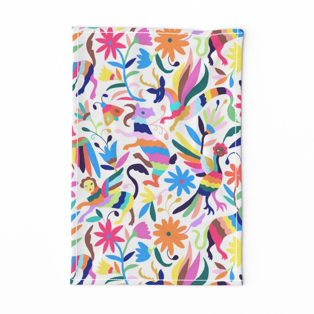  Mexican Otomi Animals - Large Multicolor