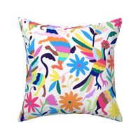  Mexican Otomi Animals - Large Multicolor