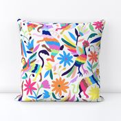  Mexican Otomi Animals - Large Multicolor