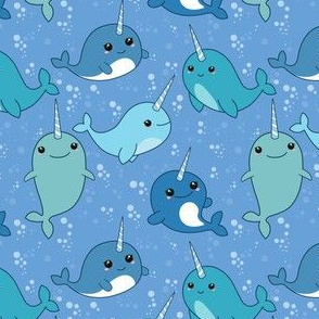 Cute Narwhal Pattern