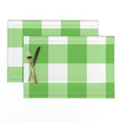 Large Buffalo Check in bright green