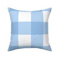 Large Buffalo Check in light blue