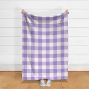 Large Buffalo Check  in lavender