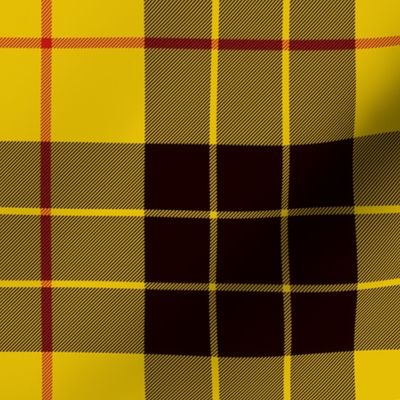 MacLeod tartan / MacLeod of Lewis, 8" yellow/dk brown, 1842 Sobieski