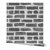 Hit A Brick Wall ~ Grey ~ Dollhouse Scale
